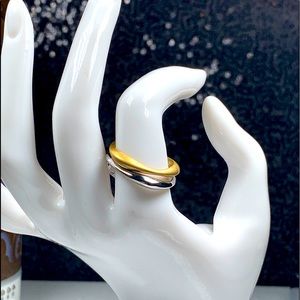 New Lia Sophia Opposites Attract Ring Duo